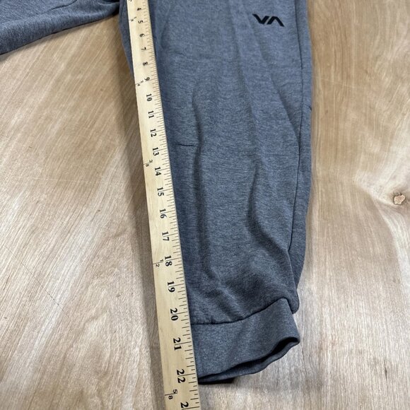 RVCA VA Tech Sport Mens Gray Activewear Sweatpants Joggers Size Medium - Picture 4 of 7